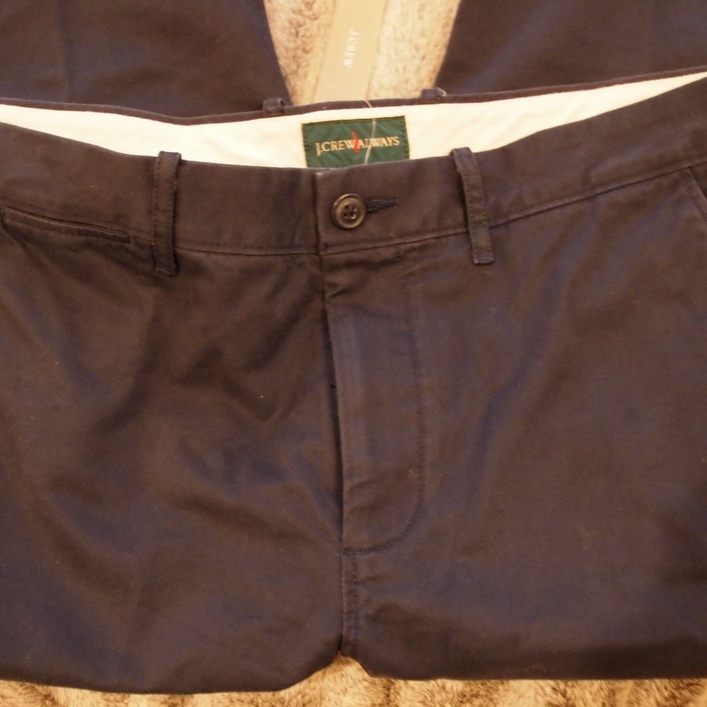 J. Crew Dark Blue 770 Khaki Pants 34X30